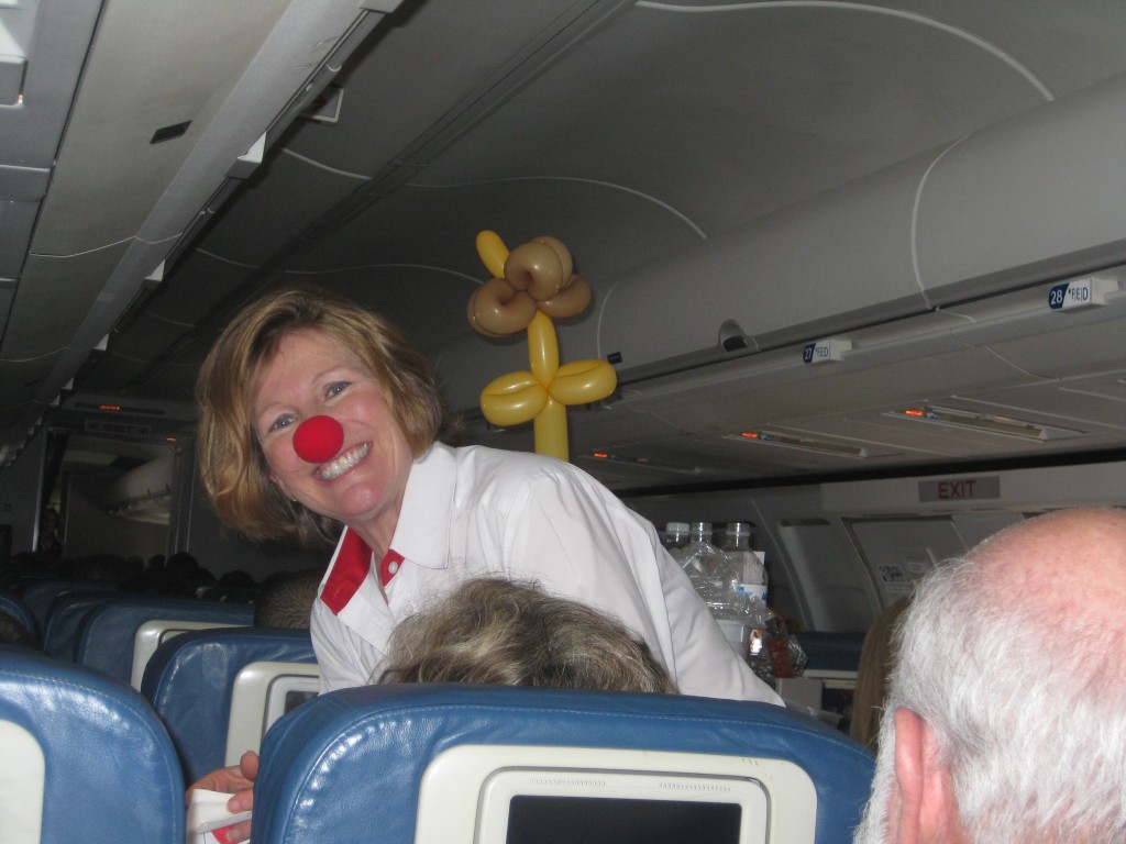 clowns stewardess